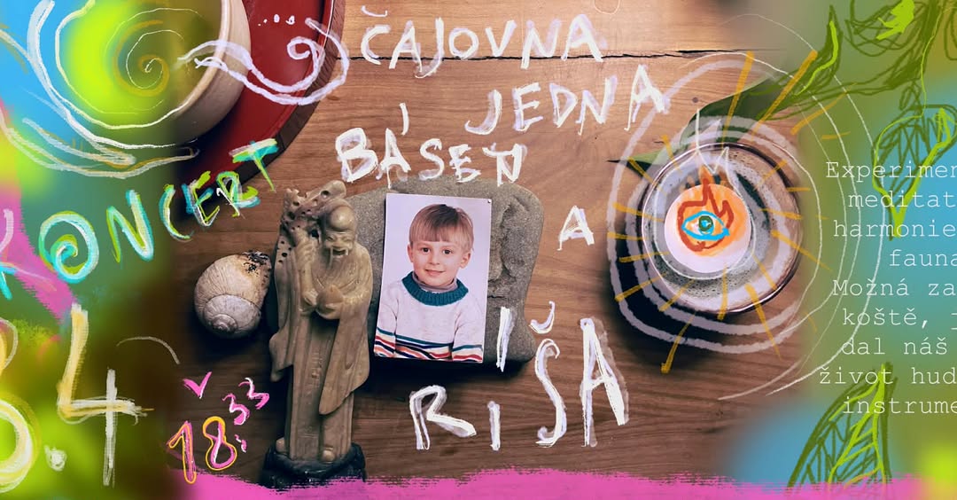 Plakát ke koncertu Richarda Fahrnera v Jedné básni